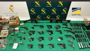 الحرس المدني يصادر أسلحة نارية في ويلبا يعتقد أنها من مصدر مغربي