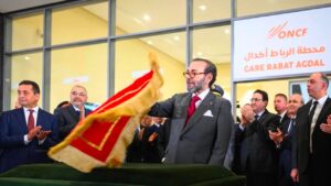 جلالة الملك يُعطي بالرباط انطلاقة أشغال إنجاز الخط السككي فائق السرعة LGV الرابط بين القنيطرة ومراكش