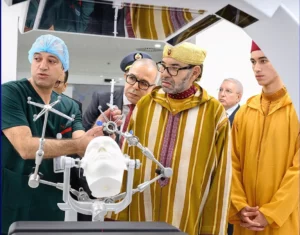 جلالة الملك يدشن المركب الاستشفائي الجامعي الدولي محمد السادس